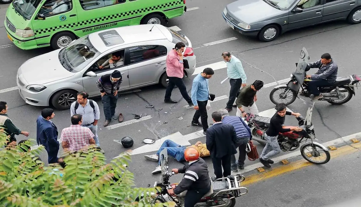 ۴۶ درصد از تصادفات فوتی تهران مربوط به موتورسواران است