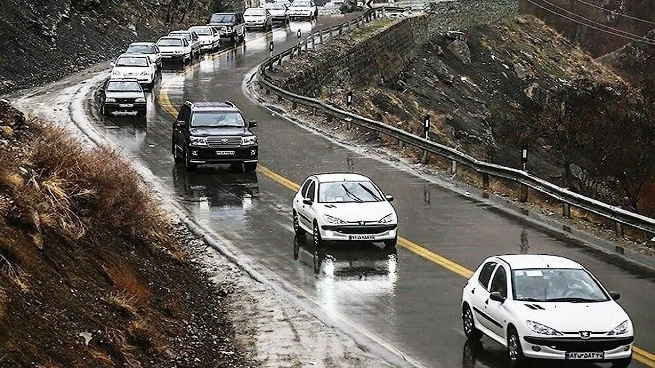 ترافیک در سه محور شمالی کشور نیمه سنگین است