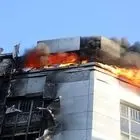مصدومیت 11 نفر بر اثر آتش سوزی هتلی در مشهد 