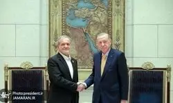  پزشکیان در دیدار اردوغان: هرگونه تحولات در سوریه باید با حفظ تمامیت ارضی باشد