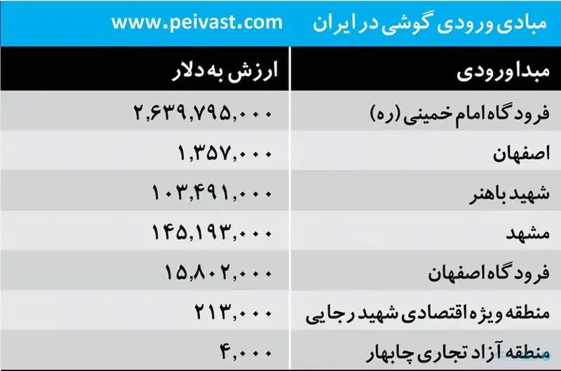 مبادی ورودی گوشی