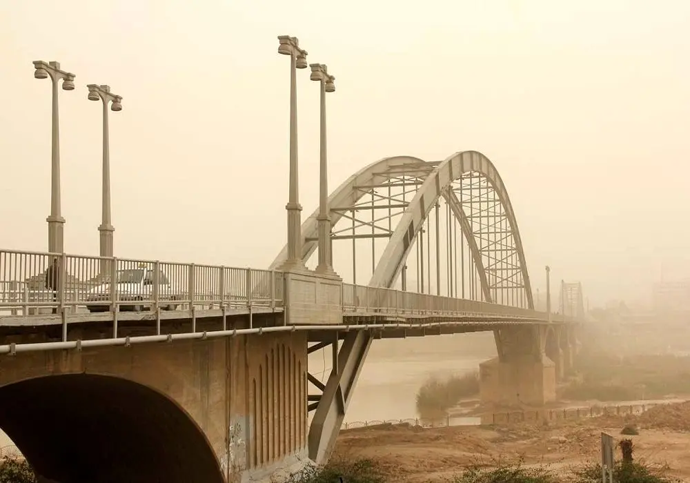  ۵ شهر استان خوزستان در وضعیت نارنجی آلودگی هوا