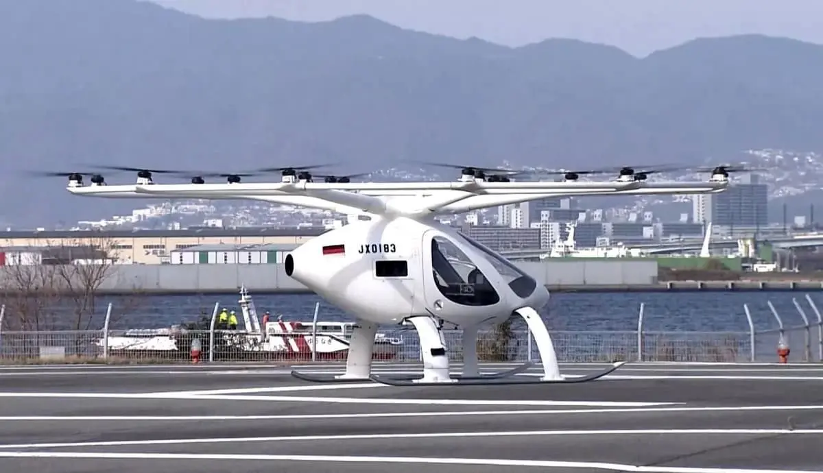 ژاپن برای حمل و نقل در اکسپو ۲۰۲۵ اوزاکا از تاکسی پرنده استفاده می‌کند