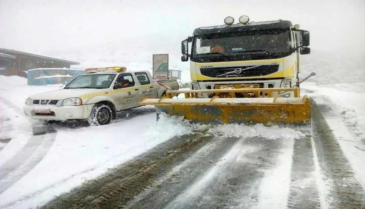 راه 129 روستای استان قزوین مسدود شد