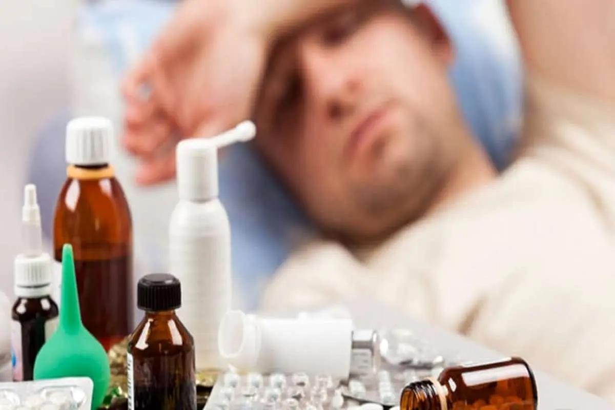 قرنطینه شدن با ابتلا به ترکیب آنفلوآنزا، کرونا و سرماخوردگی 
