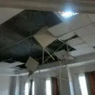 تخریب سقف 2کلاس دانشگاه رازی کرمانشاه با وزش شدید باد