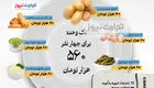 اینفوگرافی| یک وعده الویه چند؟