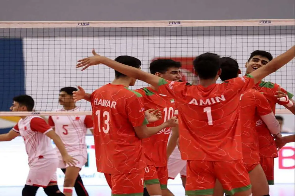 تیم نوجوانان والیبال ایران در بحرین میزبان را شکست داد