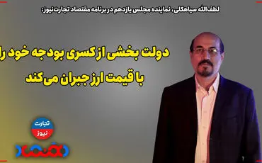 دولت بخشی از کسری بودجه خود را با قیمت ارز جبران می‌کند