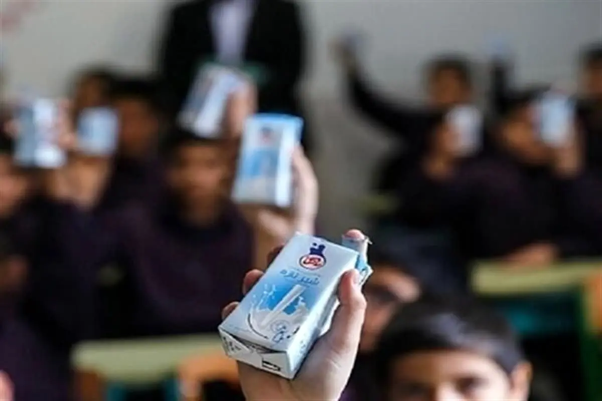 ۱۶۰ میلیون پاکت شیر در مدارس توزیع شد